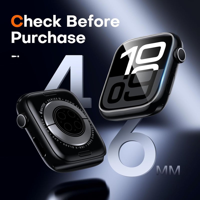 LK LϟK 8 Pack for Apple Watch Series 11/10 Screen Protector 46mm- Self-Healing TPU Screen Protector, Anti Scratch 0 Bubble, HD Touch Sensitive, Upgrade Flexible Film for iWatch S11/10 46mm - Image 2
